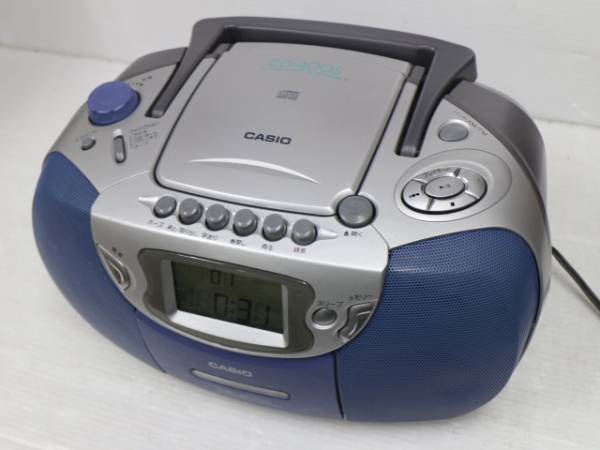 CASIO CDラジオカセット CDラジカセ CD-400S 中古 動作OK(ラジカセ