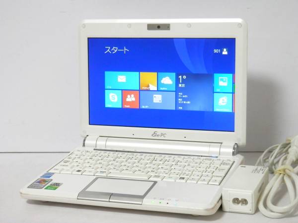 超美★ＳＳＤ搭載★win8.1P+Off2013★ASUS 901Mini★白[8.9W/WLA