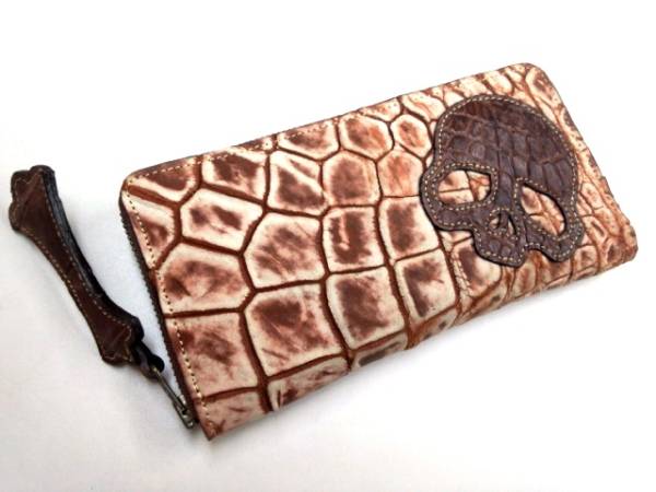 超激得，100%新品 ヴィンテージクロコダイル！どくろ屋本舗のザ