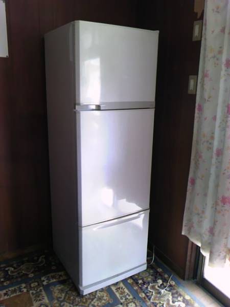 ナショナル 3ドア冷凍冷蔵庫 NR-C35VR-H 346L 中古(300リットル