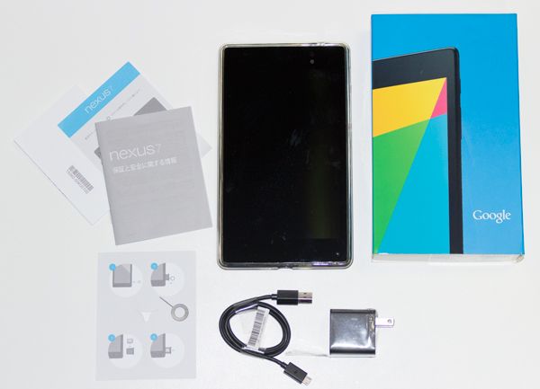 新品同様 美品　Google Nexus 7 2013 TABLETブラック LTEモデル