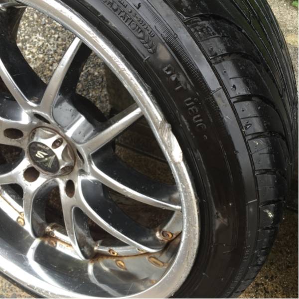 WORK ワーク VS-SS 9J +5 17インチ 235/40R17 中古 ドリケツに