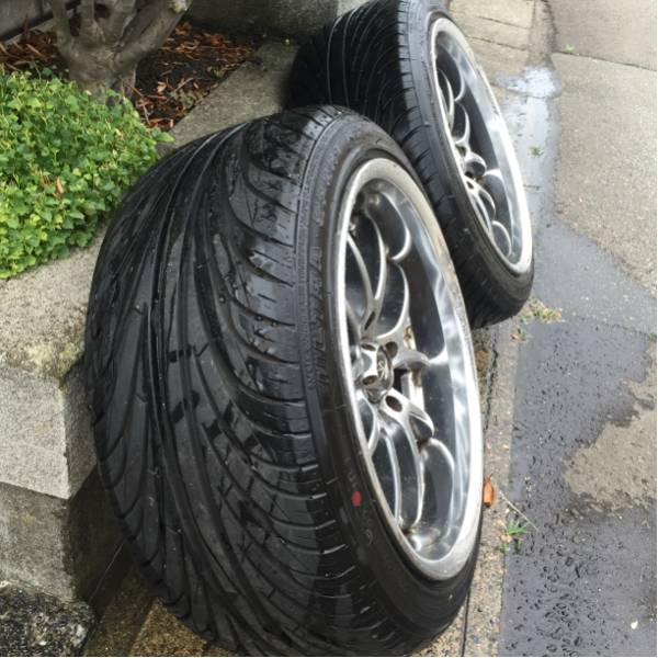 WORK ワーク VS-SS 9J +5 17インチ 235/40R17 中古 ドリケツに 