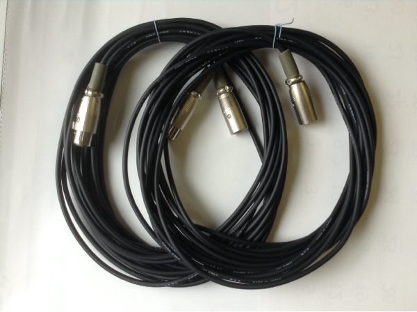 キャノンコネクタ付きマイクケーブル
