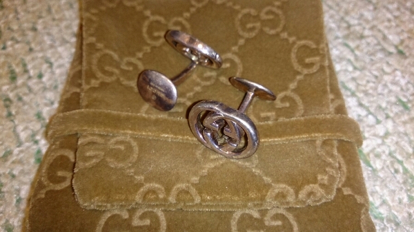 GUCCI カフスボタン スーツ ドレスアップ