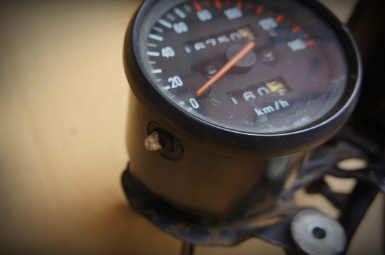 XL250R MD03 スピード&タコメーター XL400R ジャンク品(ホンダ用