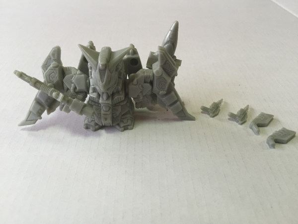 SDガンダム ガン消し マスクコマンダー ICBMハンブラビ 灰