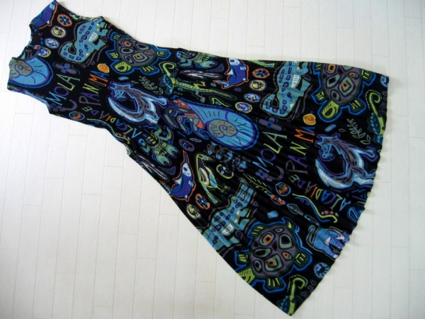 美品 トクコ TOKUKO ☆素敵！ロングプリーツワンピース 9