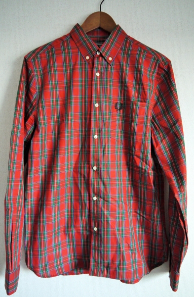 定番フレッドペリー 復刻高級ライン Stewart Tartan シャツ