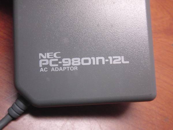 新NECロゴ PC-9801ノート用ACアダプター PC-9801N-12L 送料164円_2