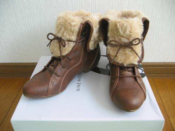 ★ナインウエスト★２ＷＡＹ～ボア付ブーツ★新品★半額以下！★