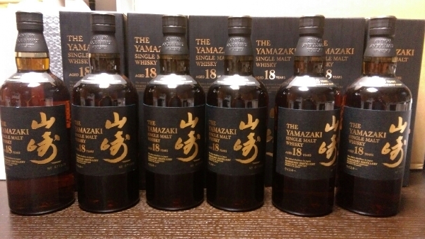 サントリー　山崎18年 6本セット　箱付き　(検　響　白州　知多)