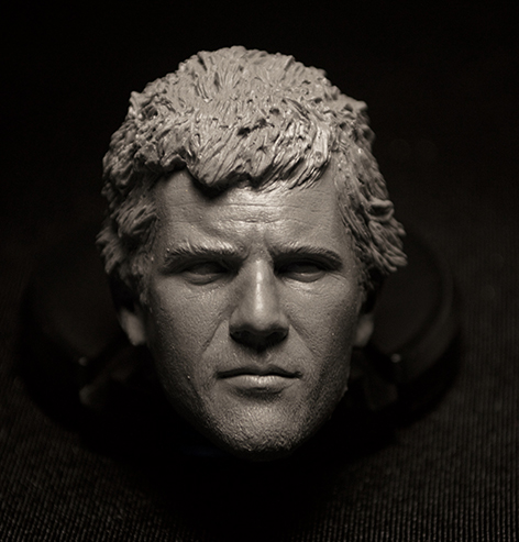 マッドマックス マックス　無塗装　ヘッド　 ホットトイズ