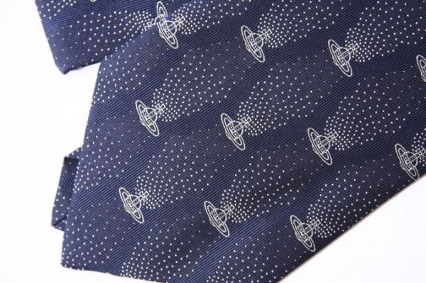 ヴィヴィアンウエストウッドマン オーブ シルク100ネクタイ/S01