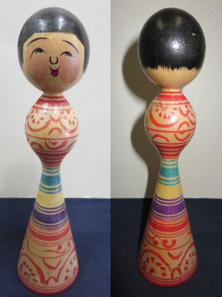 ☆こけし　15cm☆　青森　温湯温泉　盛秀太郎作