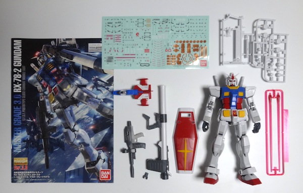 MG 1/100 RX-78-2 ガンダム ver.3.0 素組み 完成品