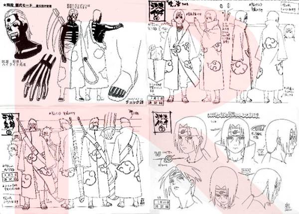 ナルト 設定画 TVアニメ NARUTO ナルト より 豪華設定資料集セットが