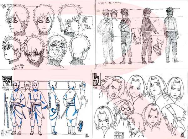 NARUTOナルト疾風伝設定資料集画集非売品関俊彦水樹奈々＠DVD(原画