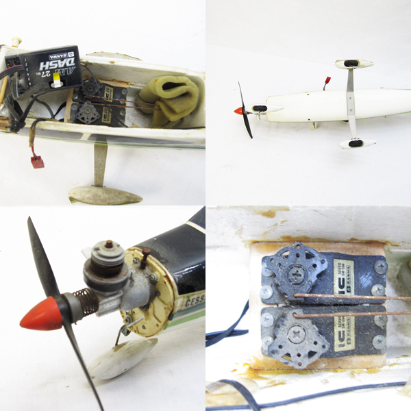 ジャンク】プラモデル 049セスナ182スカイレーン 京商 1/12 ラジコン