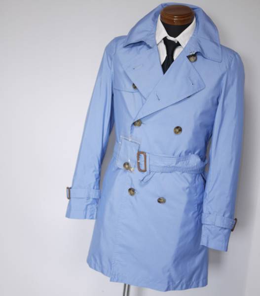 【未使用】ユナイテッドアローズ トレンチ(水色)S スプリング