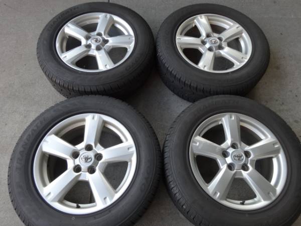 【T-319】RAV4 ヴァンガード トヨタ純正 225/65R17 set 中古4本