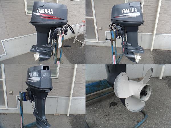 YAMAHA ヤマハ 40馬力 2スト 実働 L足 船外機