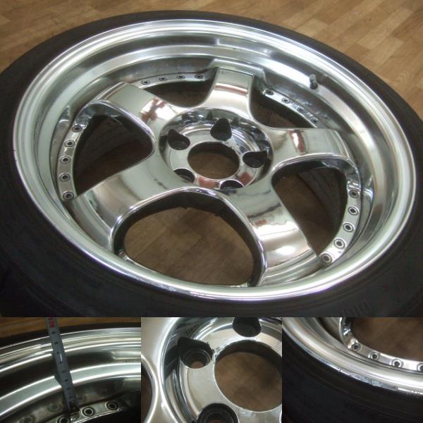 5-445◇深リム☆SSR プロフェッサーSP1☆GT-R,S15 8.5J+18 2本