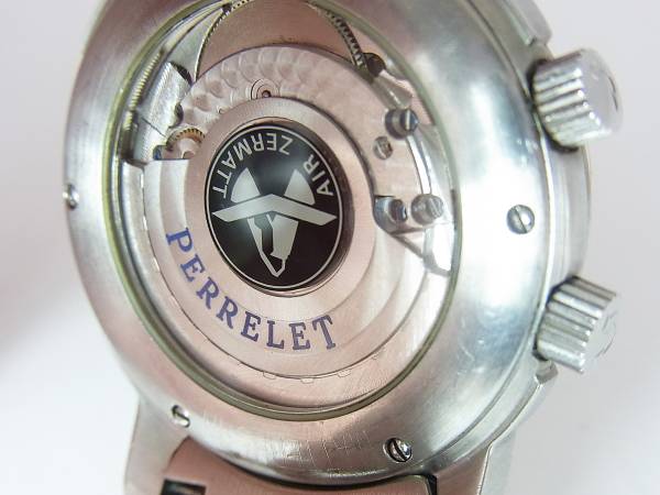 ☆PERRELET ペルレ エアーツェルマットⅡ A211 自動巻 裏スケ ☆PERRELET ペルレ エアーツェルマットⅡ A211 自動巻 裏スケ
