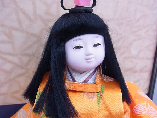 日本人形　極上雅人形　三陽作 弥生人形 淳和天皇 三陽作 ケース 日本人形(市松人形)｜売買された