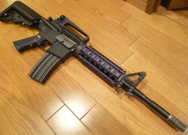 美品★WE-TECH M4A1 RIS KATANA System 内部チューン