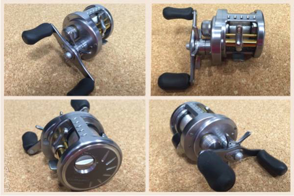 シマノ09カルカッタコンクエスト200（右）