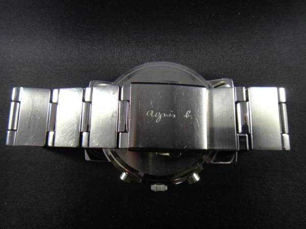 ☆中古☆アニエスベー クロノグラフ 腕時計 7T92-0NL0☆(アニエスベー 