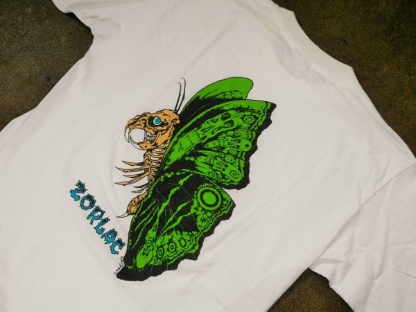 CASUALTY ZORLAC PUSHEADTシャツ 白1☆ゾーラック パスヘッド(ウエア 