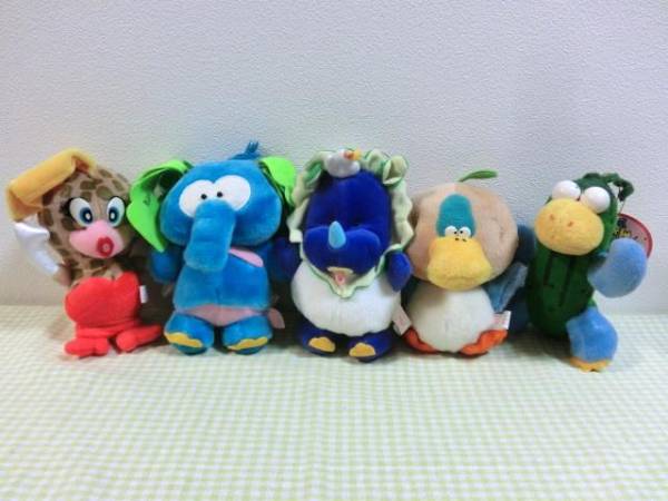 みずいろぞうさん ぬいぐるみ 全5種☆ウゴウゴルーガ(キャラクター