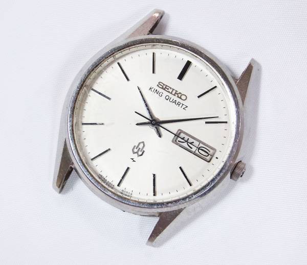 ジャンク★SEIKO キングクォーツ メンズ腕時計 本体のみ★