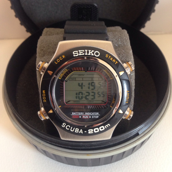 SEIKO SCUBA 200M S800-0010 セイコー ダイバー 定型外送料無料
