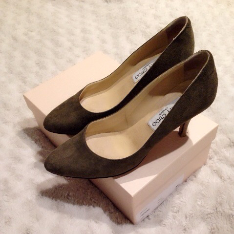 ジミーチュウ スウェードパンプス 37.5