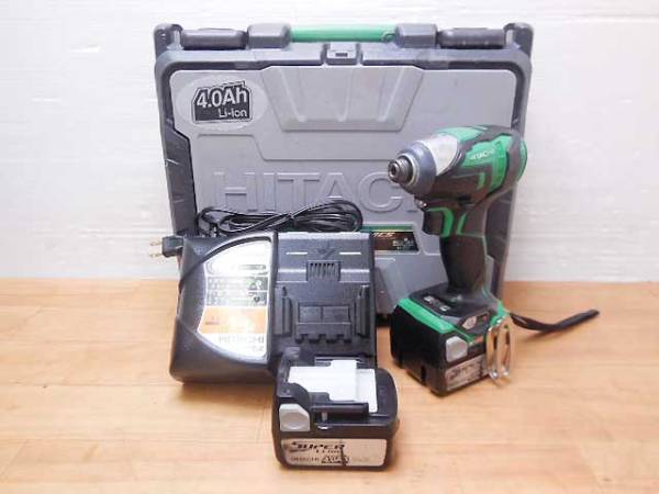 日立工機　14.4V充電インパクトドライバ　WH14DDL　4.0Ah