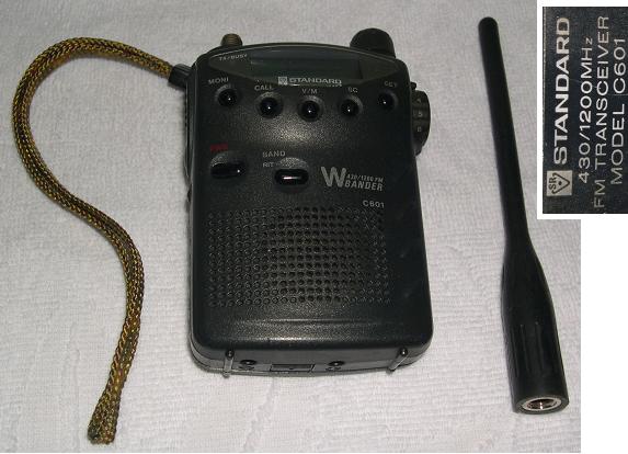 ▲【 STANDARD C601 】 430/1200MHｚ ハンディ 受信ok ジャンク