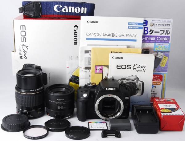 ●極美品●入門機● Canon キャノン EOS Kiss N Wレンズセット●