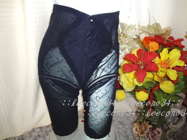 m18*シャンデール*高級補正*ロングガードル*ブラック*82