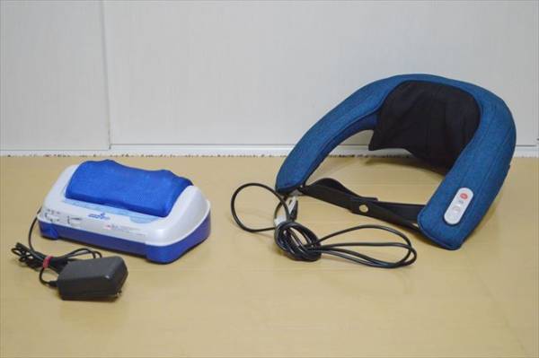 超美品★首もみ/肩こり/ふともも/腰/マッサージャーまとめて2台
