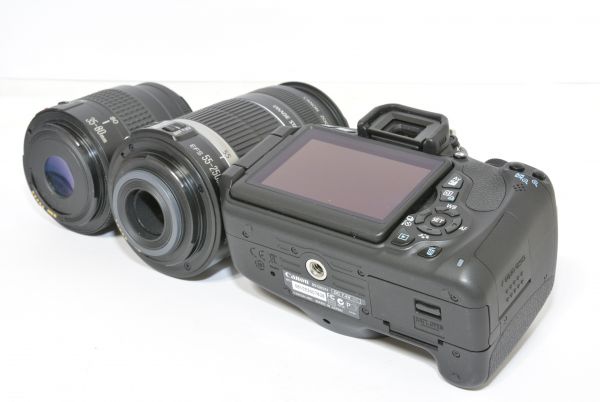 ★美品★CANON キャノン EOS KISS X5 純正超望遠　Wレンズセット