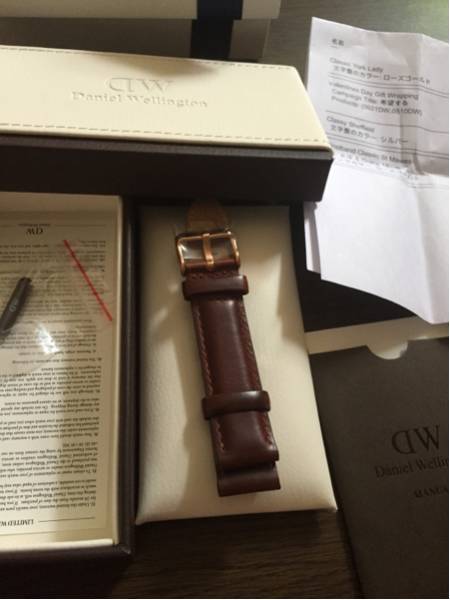 新品＊ダニエルウェリントン腕時計用ベルト＊プレゼントにも18mm
