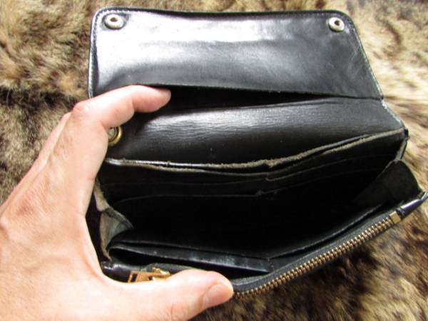 THE UNION MADEザユニオンメイド真鍮スタッズロングウォレット黒(長 