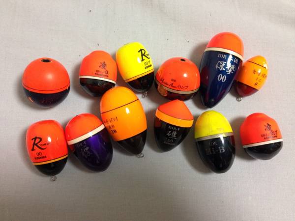 中古ウキ⑦　釣研　キザクラ　シマノ　ヒロミ　山元　など