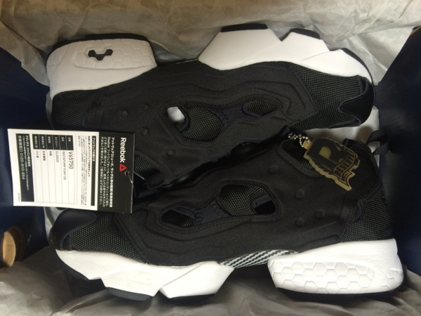 REEBOK INSTA PUMP FURY OG US7 25cm BLACK ブラック 黒