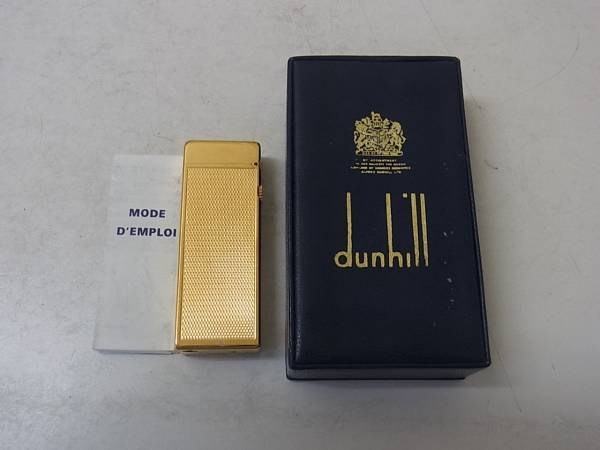 ■dunhill ダンヒル■ゴールド系 ガスライター ジャンク 0714