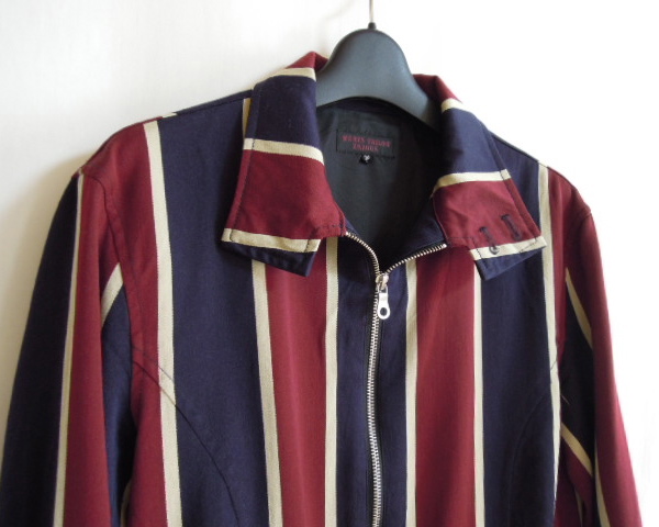 ZAZOUS ストライプブルゾン ザズー zazous レジメンタルストライプ