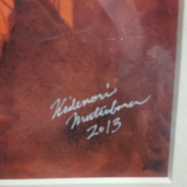 シンジ カヲル 松原秀典サイン入りミストグラフ複製原画 エヴァ (渚